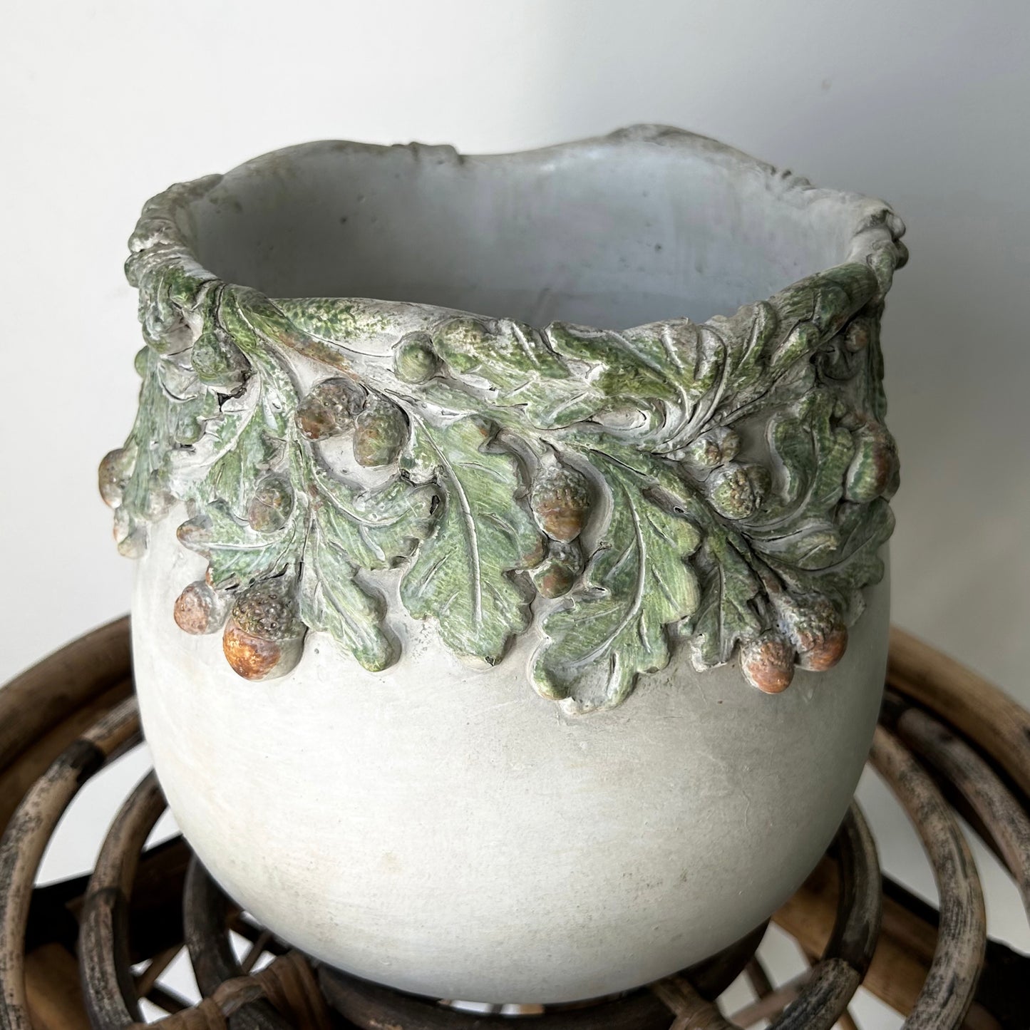 OAKWOOD Decorative Cement Pot (available in three sizes)