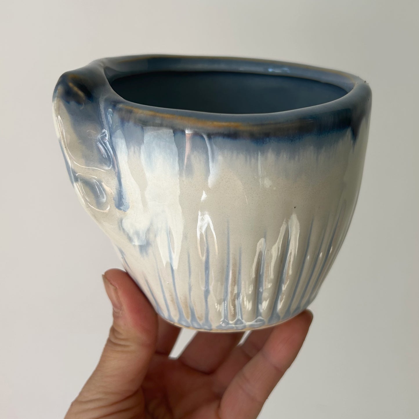 ESME Decorative Ceramic Pot (4”x3.5”)
