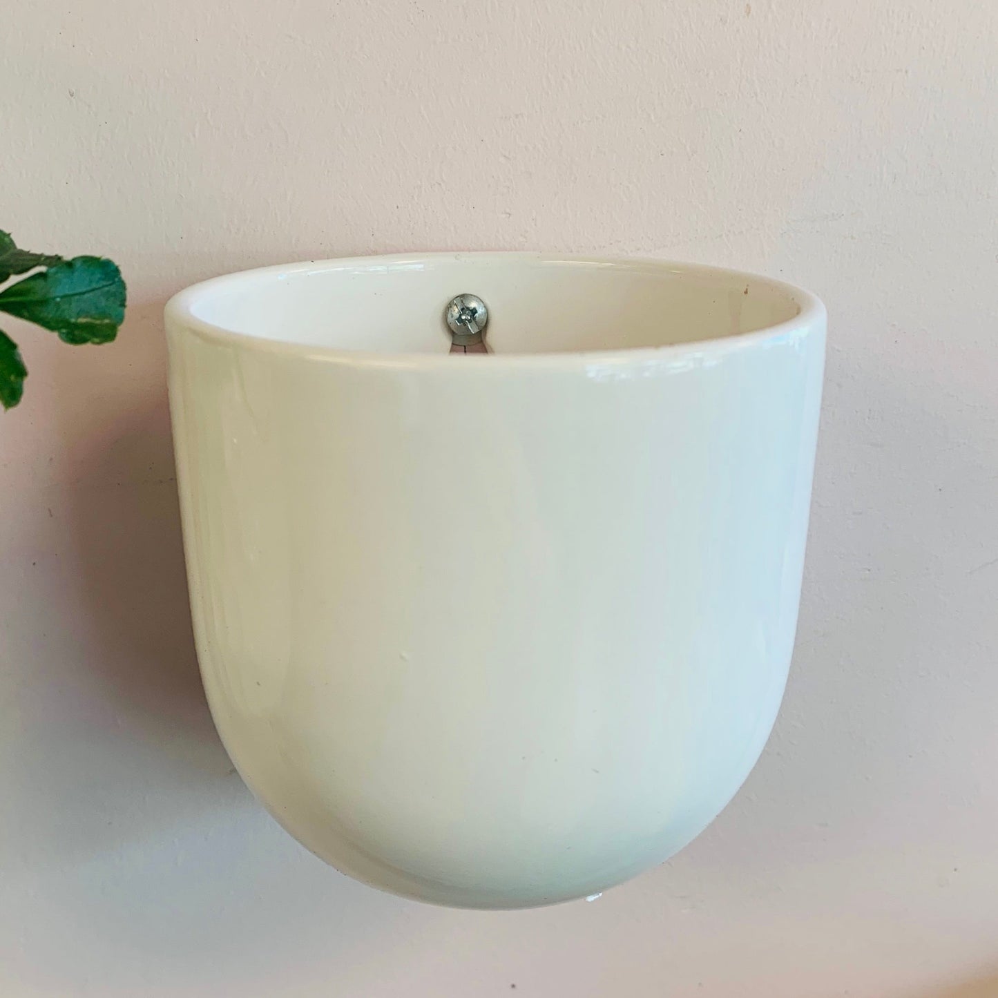 MADDOX Wall-Mounted Ceramic Wall Pot (6”x6”)