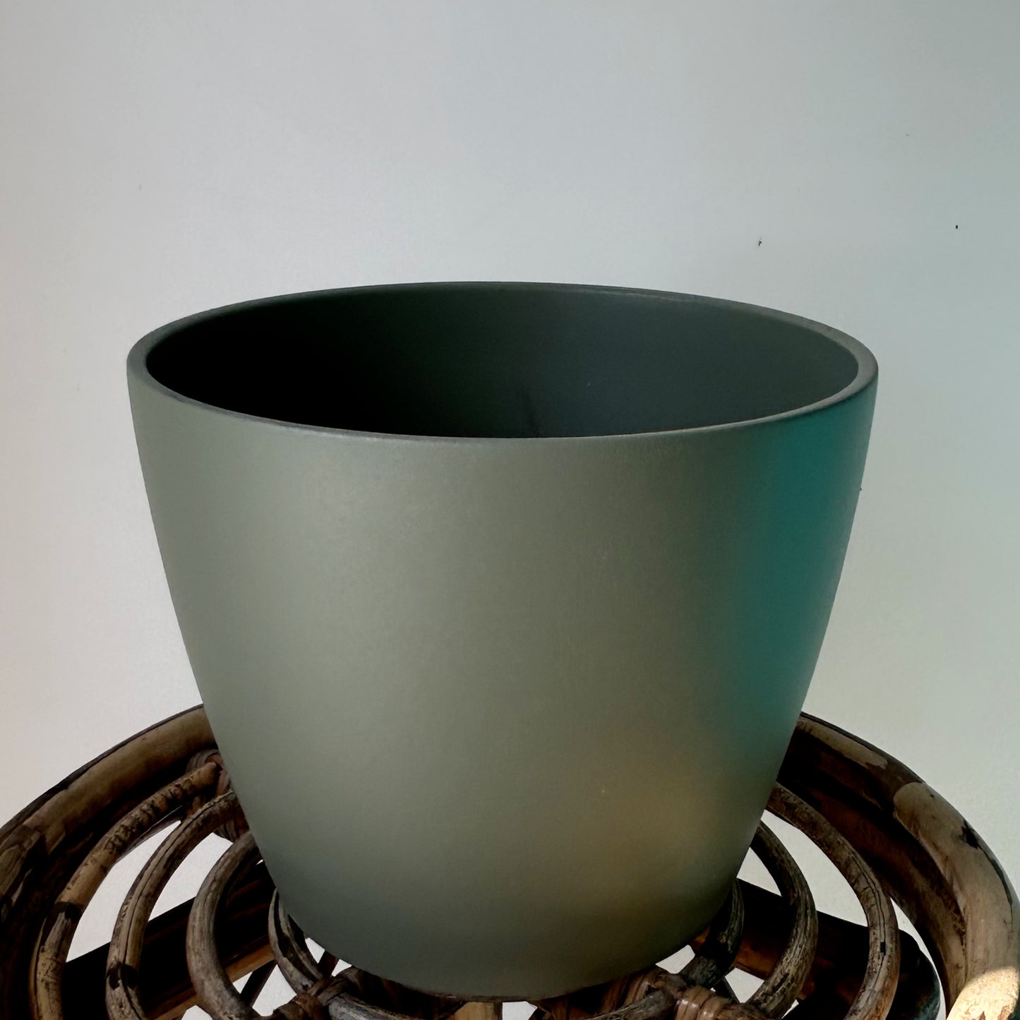 SABLE Decorative Pot SAGE GREEN (7.5”x6.5”)