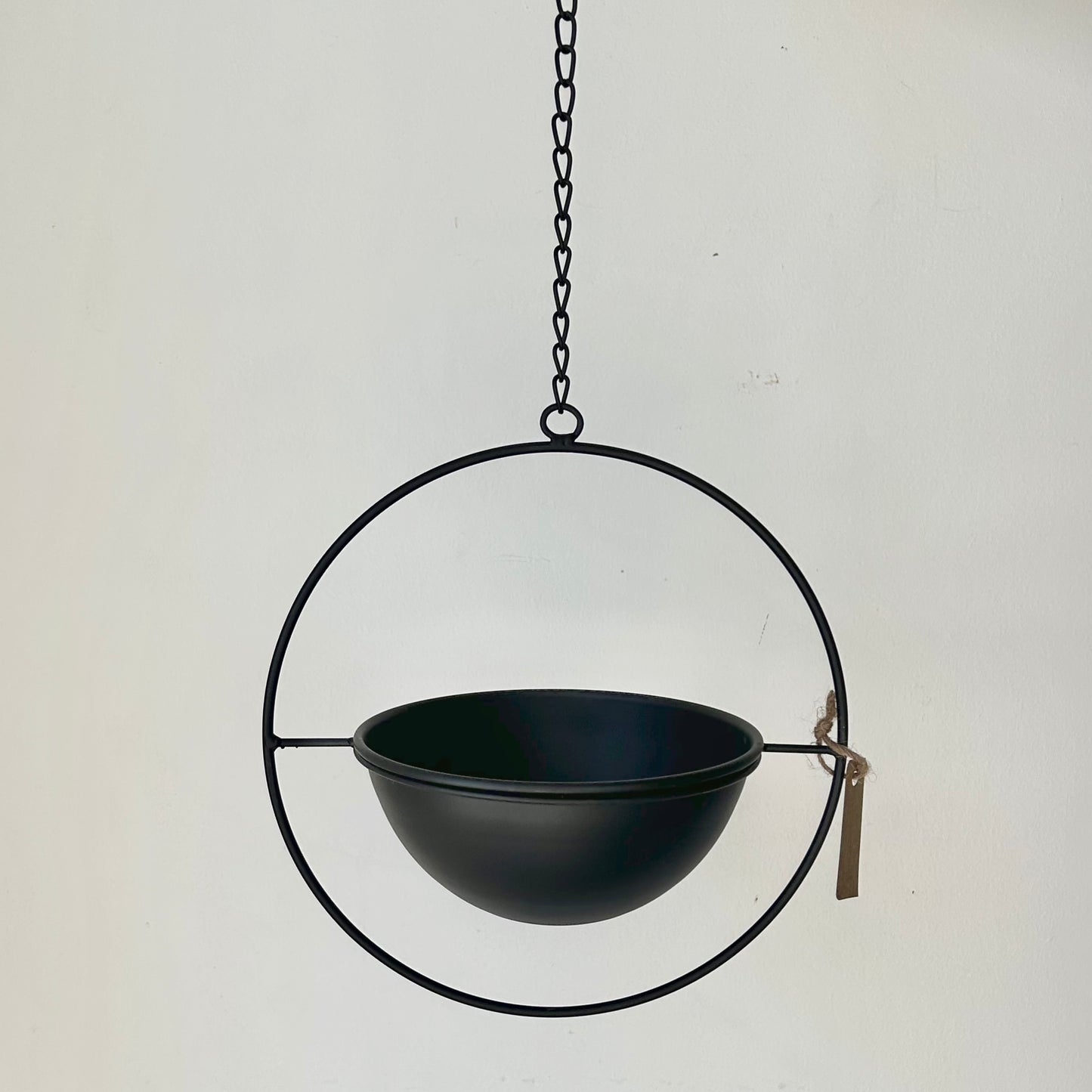 CARMEN Decorative Shallow Hanging Planter with Frame