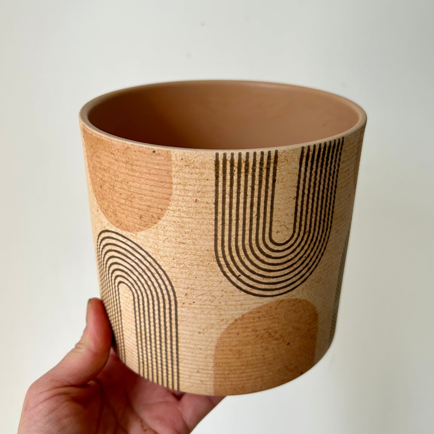 Art Deco Design Decorative Planter (5.5”x5)