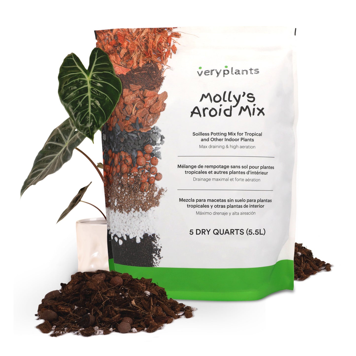 Molly's Aroid Mix - Premium Tropical Plant Potting Mix