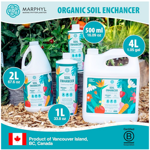 Marphyl organic liquid marine phytoplankton soil enhancer