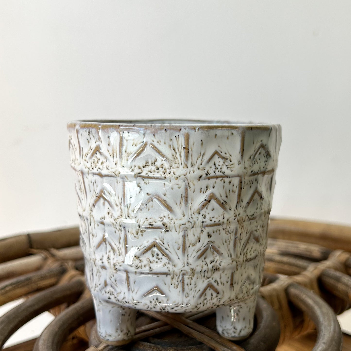 AMRIT Small Decorative Pot (3”x3.25”)