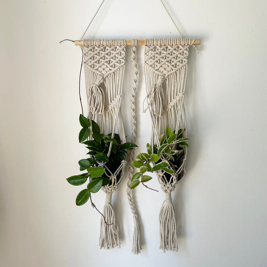 Double Macrame Hanger