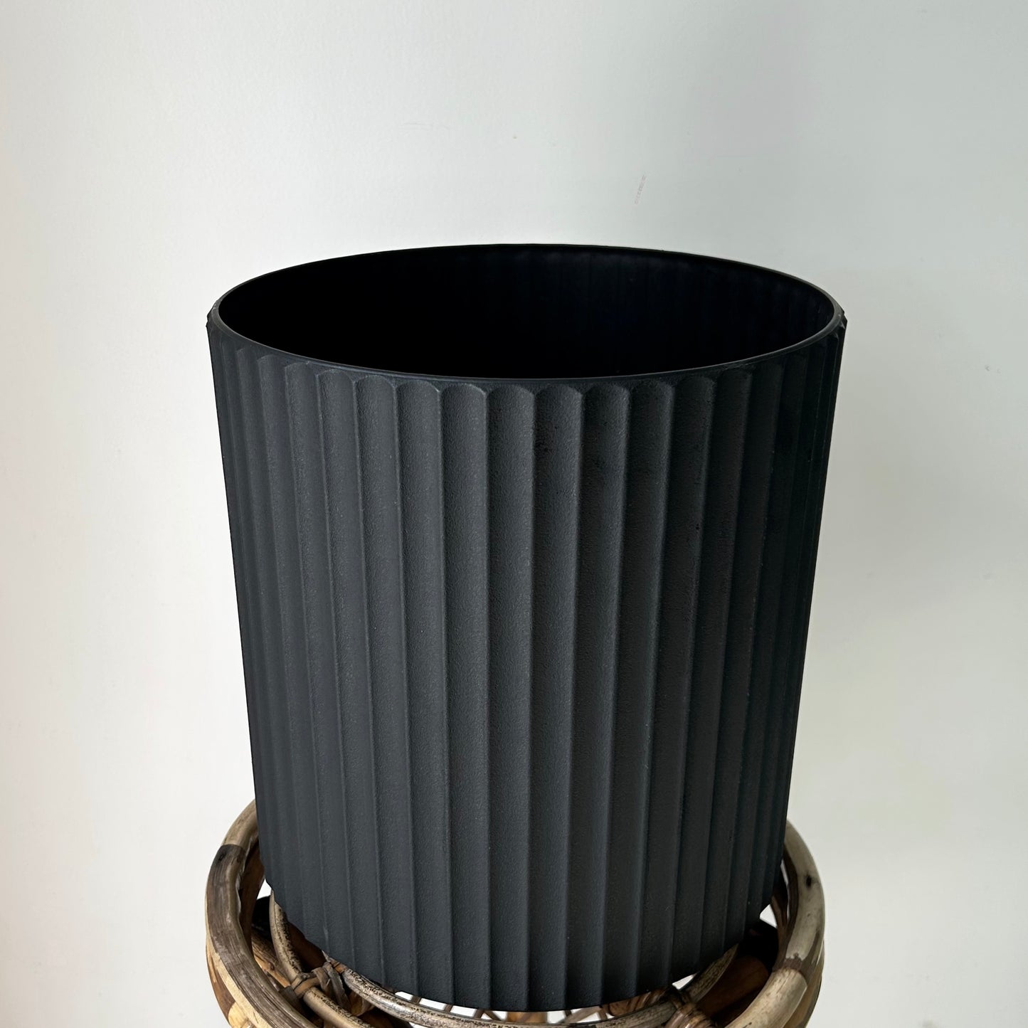 Modern Cylindrical Textured Planter (10”X11.5)