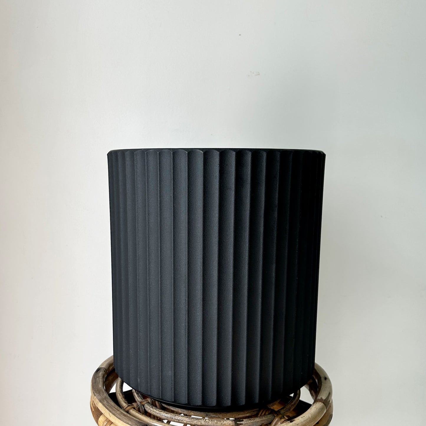 Modern Cylindrical Textured Planter (10”X11.5)