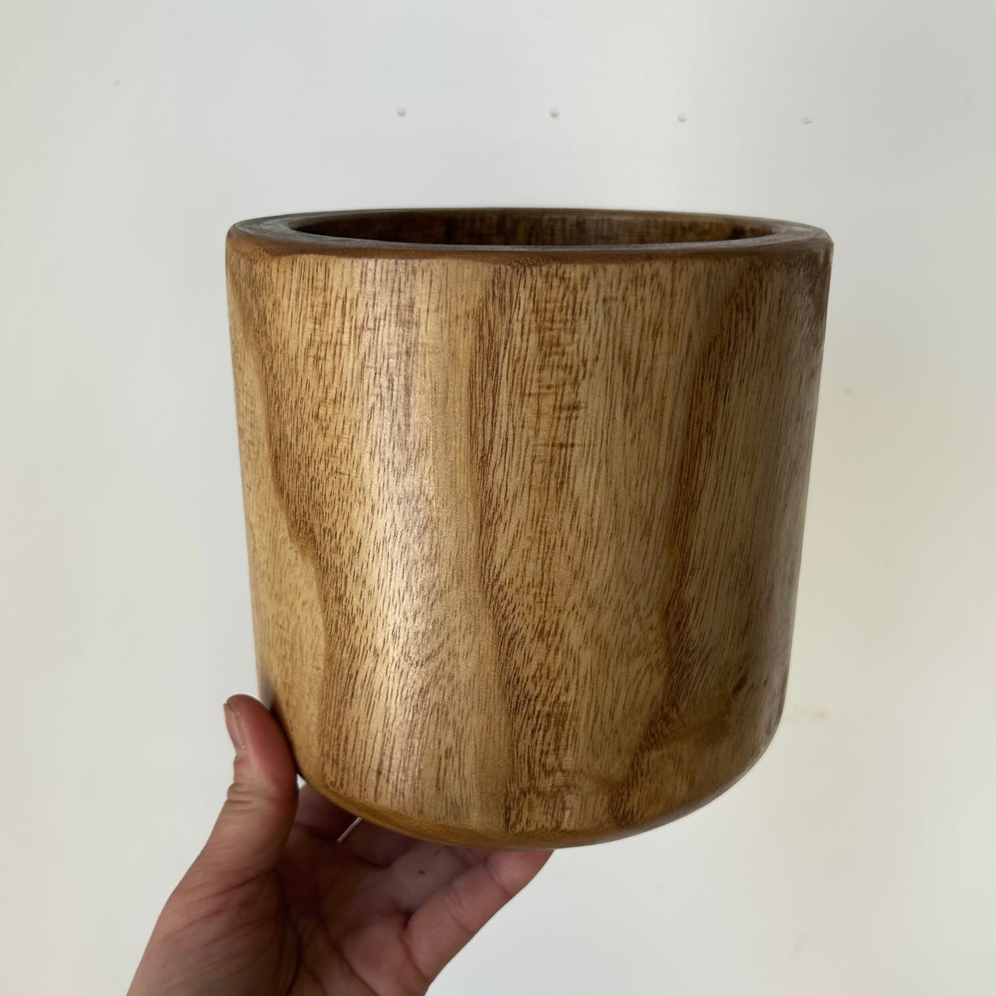 NICO Wooden Decorative Planter (5”x6”)