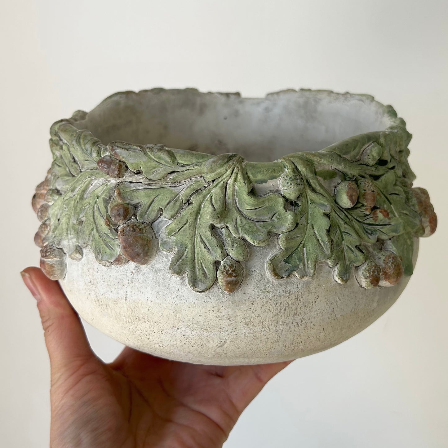 OAKWOOD Decorative Cement Pot (available in three sizes)