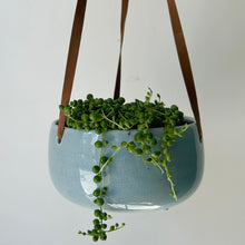 Load image into Gallery viewer, ASTRID hanging planter (6”X3”) POWDER BLUE
