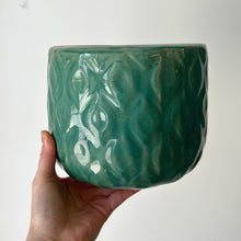 Load image into Gallery viewer, KENDAL Decorative Pot TEAL (5.75”X6”)
