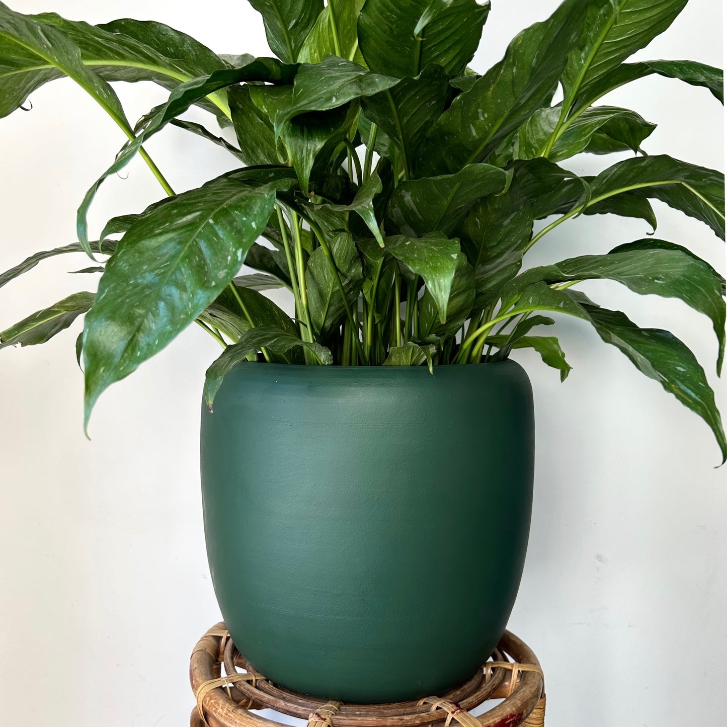 Large Modern Decorative Pot (EMERALD GREEN) 12”X13”