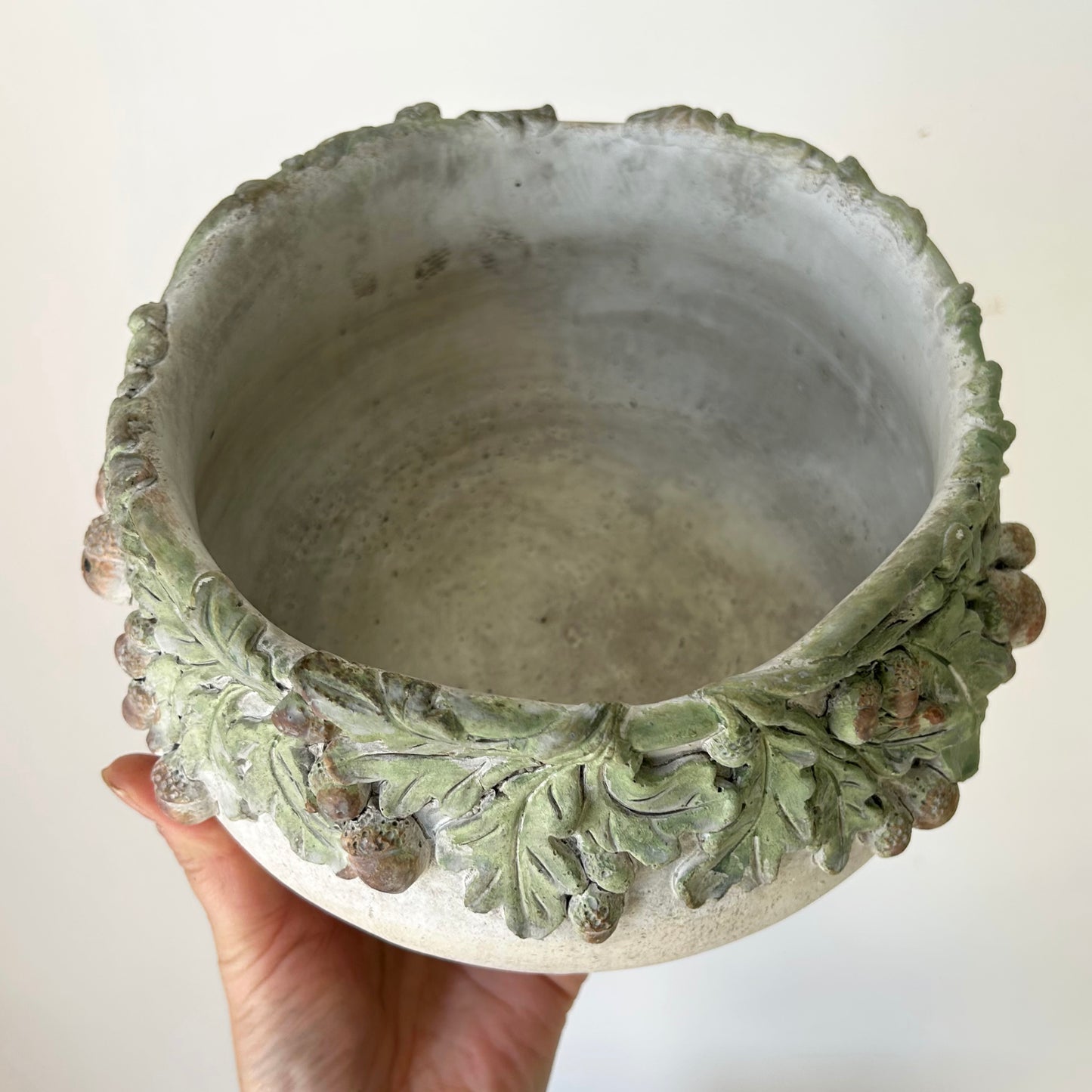 OAKWOOD Decorative Cement Pot (available in three sizes)