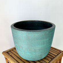 Load image into Gallery viewer, CALLISTA decorative pot TEAL with gold accent
