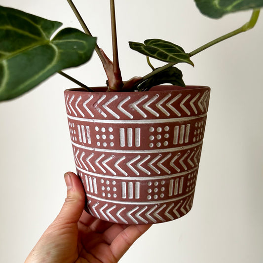 CHELSEY Decorative Pot (5”x4.25”)