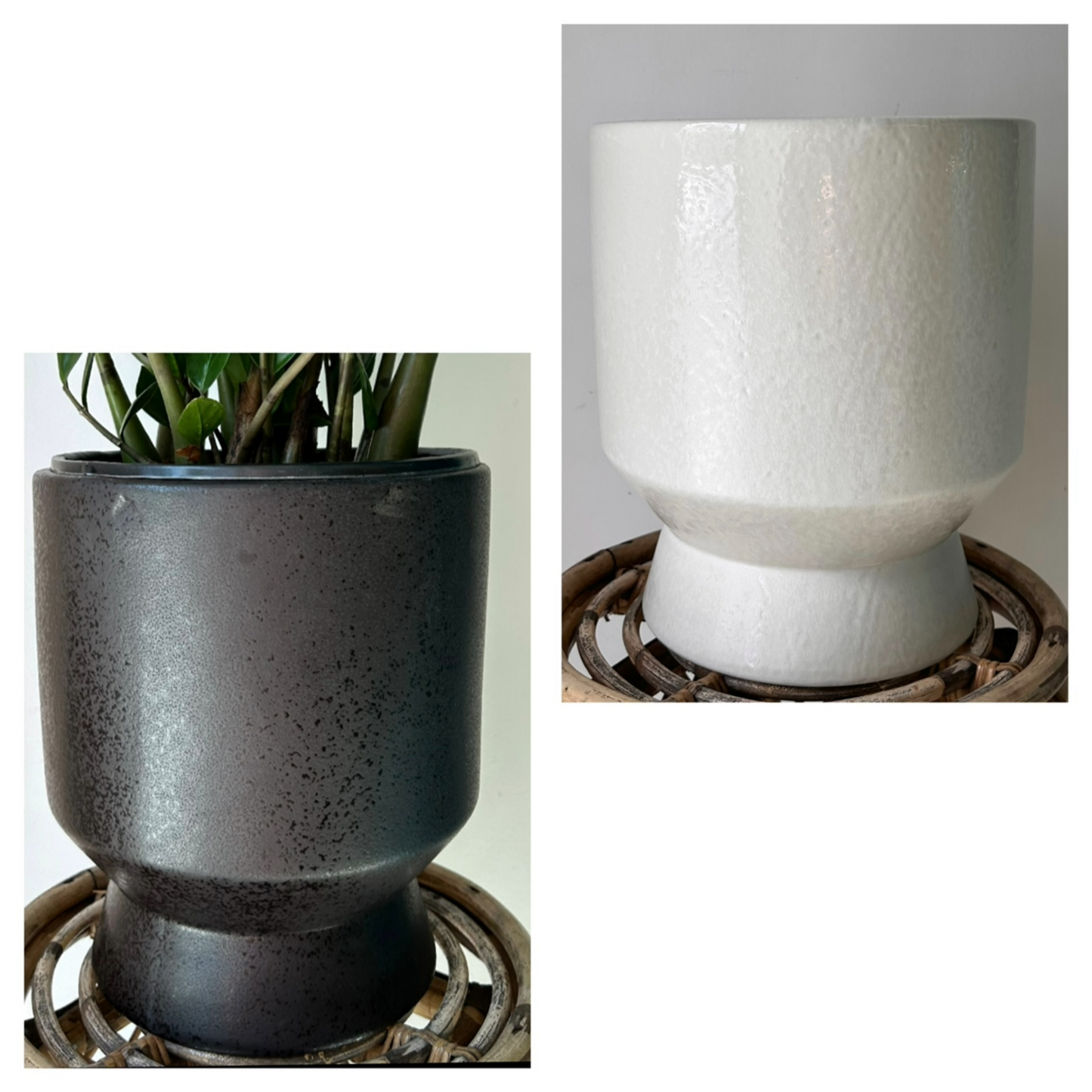 HUDSON Large Modern Decorative Pot (9”x11”)