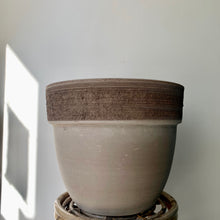 Load image into Gallery viewer, Large Taupe Clay Pot (13”X11”)
