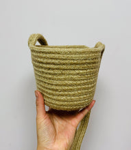 Load image into Gallery viewer, Hanging Jute Planter (5.5”x5”)
