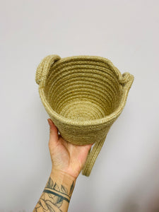 Hanging Jute Planter (5.5”x5”)
