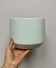 Load image into Gallery viewer, FREYA Matte Modern Cover Pot (6.5x5.5) available in black &amp; white
