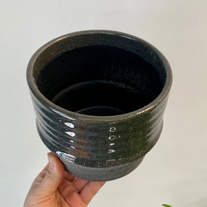 SANDRINA ceramic cover pot (5”X4.5”)