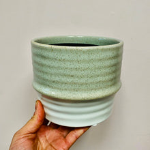 Load image into Gallery viewer, SANDRINA ceramic cover pot (5”X4.5”)
