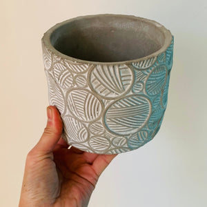 NOVA concrete decorative pot (4.75X4”)