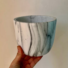 Load image into Gallery viewer, HANNAH Marbled Decorative pot (4.5”X4.5”)
