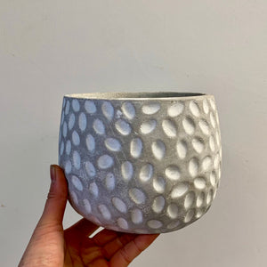 ABBY Stone cover pot (5”x4.5”)