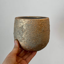 Load image into Gallery viewer, CELINA Gold Cover Pot 4”X4”
